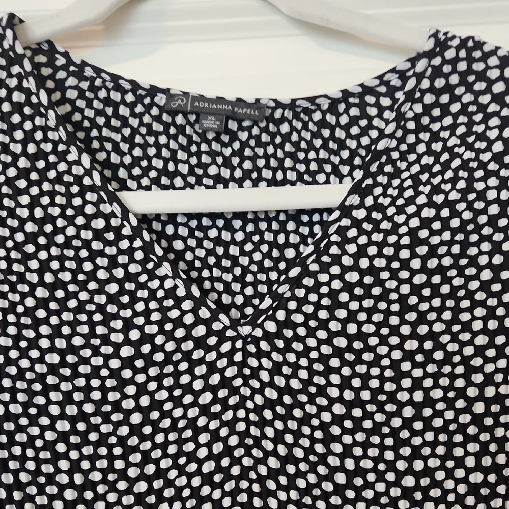 Adrianna Papell Black and White Blouse - Picture 5 of 5